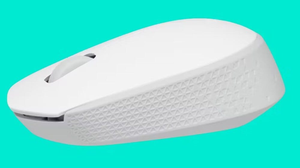 Logitech M171 Wireless Mouse (Off White)