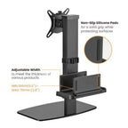 Brateck Vertical Lift Monitor Stand With Thin Client CPU Mount