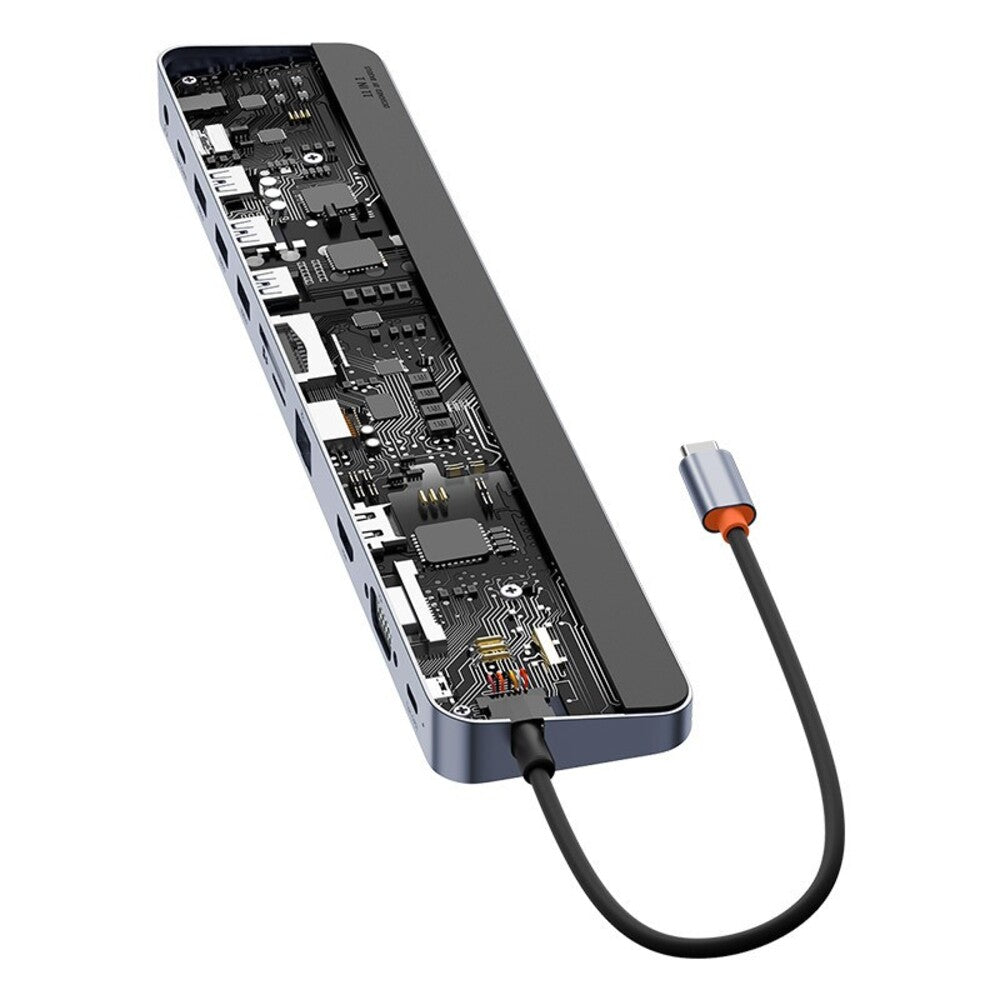 Baseus EliteJoy Gen2 11-Port Type-C HUB Adapter (Dark Grey) 