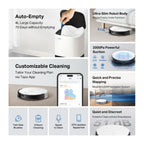 TP-Link Tapo RV20 Mop Plus Robot Vacuum Cleaner & Auto-Empty Dock + Mop