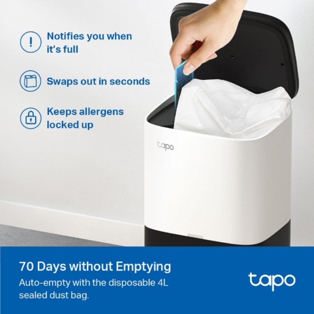 TP-Link Tapo RV20 Mop Plus Robot Vacuum Cleaner & Auto-Empty Dock + Mop