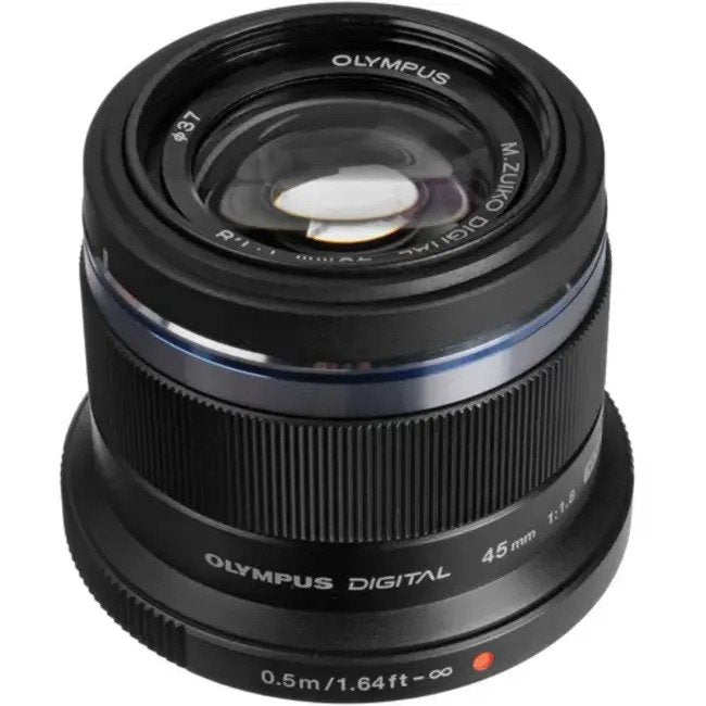 Olympus 45mm f/1.8 Lens - Black 