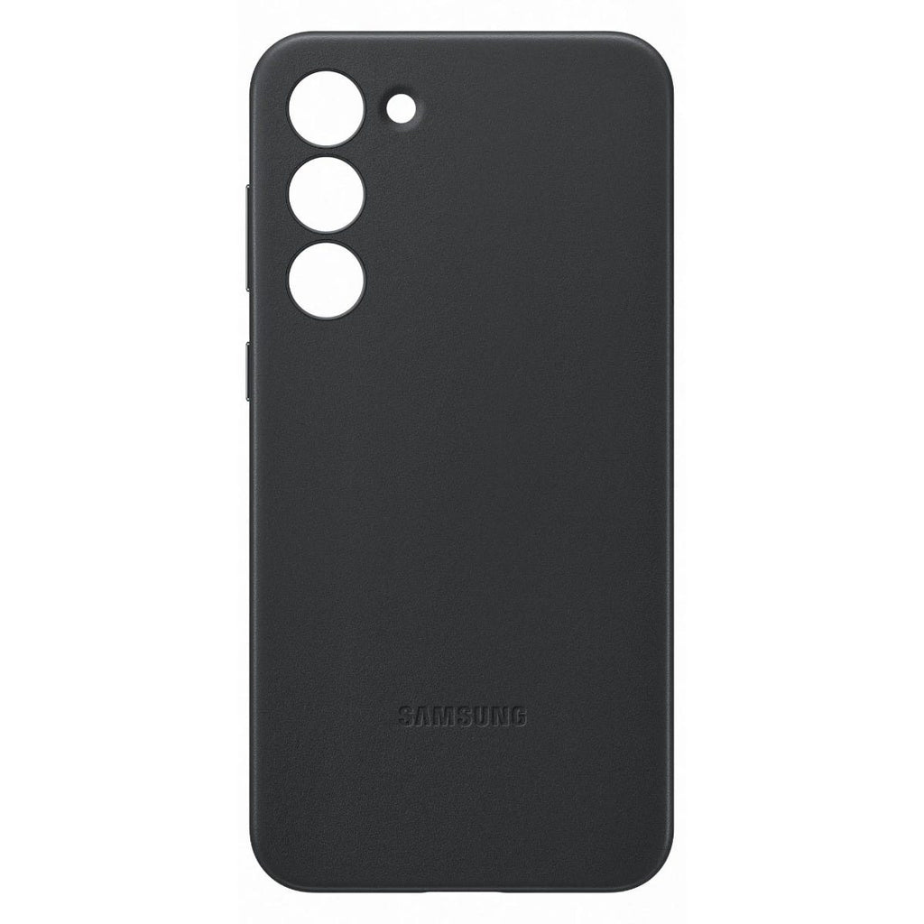Samsung Galaxy S23+ Leather Cover (Black) 