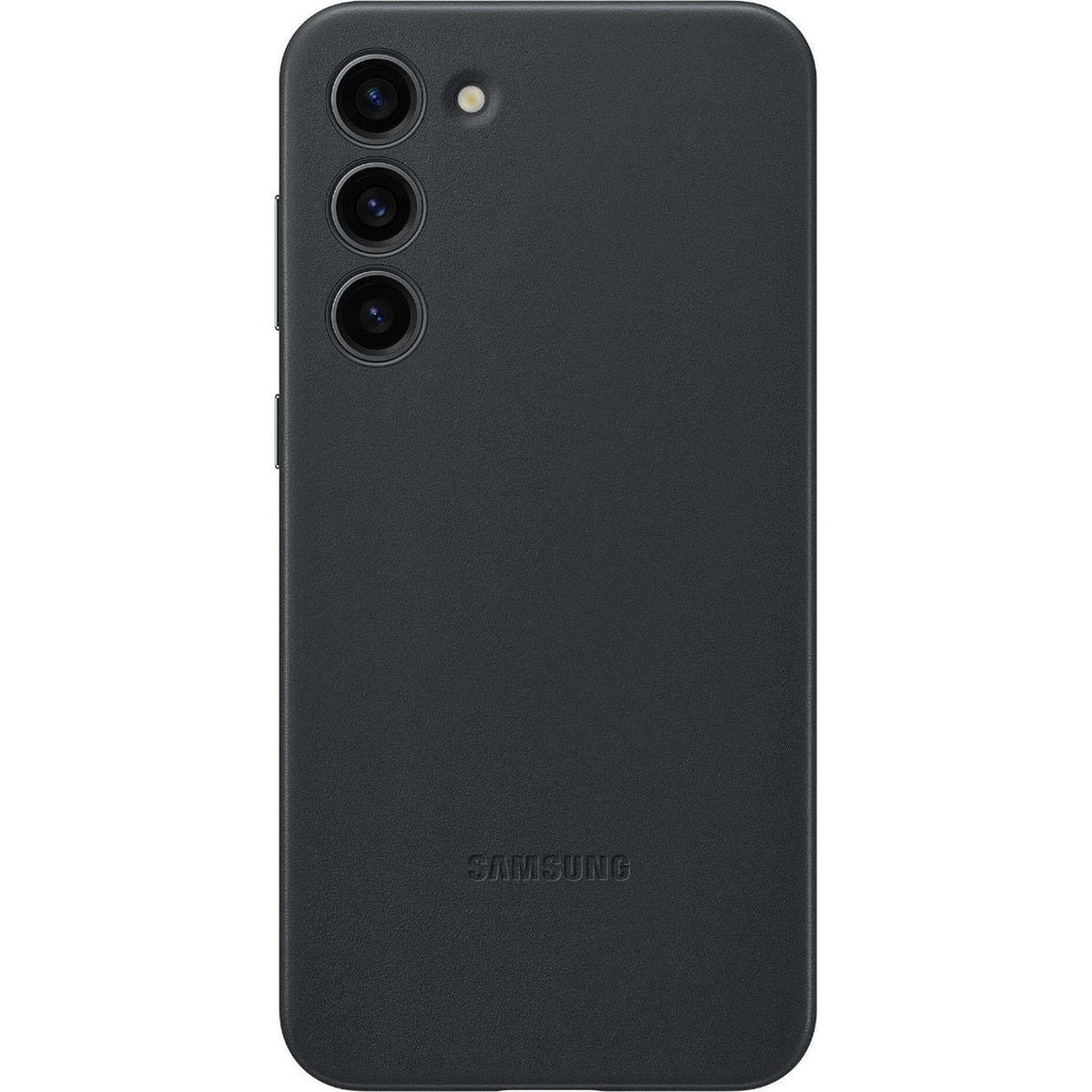 Samsung Galaxy S23+ Leather Cover (Black) 