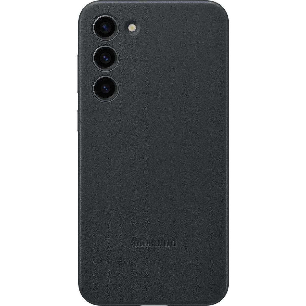 Samsung Galaxy S23+ Leather Cover (Black) 