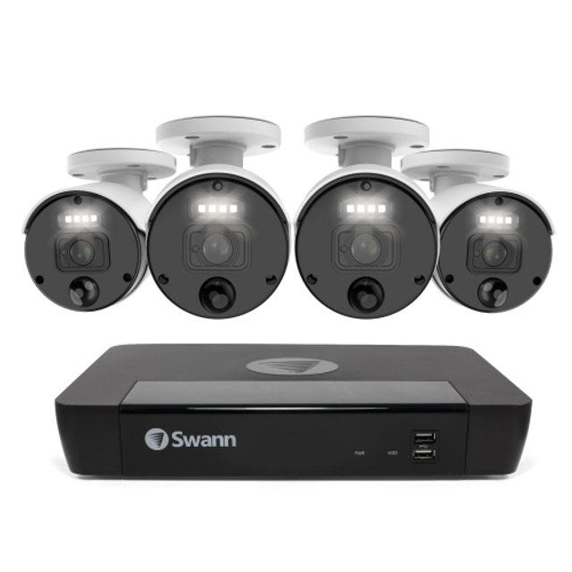 Swann Master-Series 4 Camera 8 Channel 4K NVR Security System 