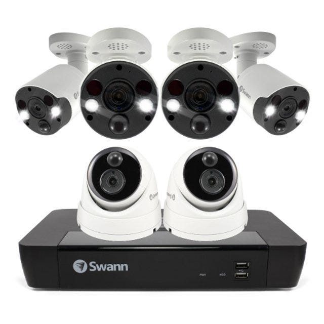 Swann 6 Camera 8 Channel 4K Ultra HD Professional NVR Security System