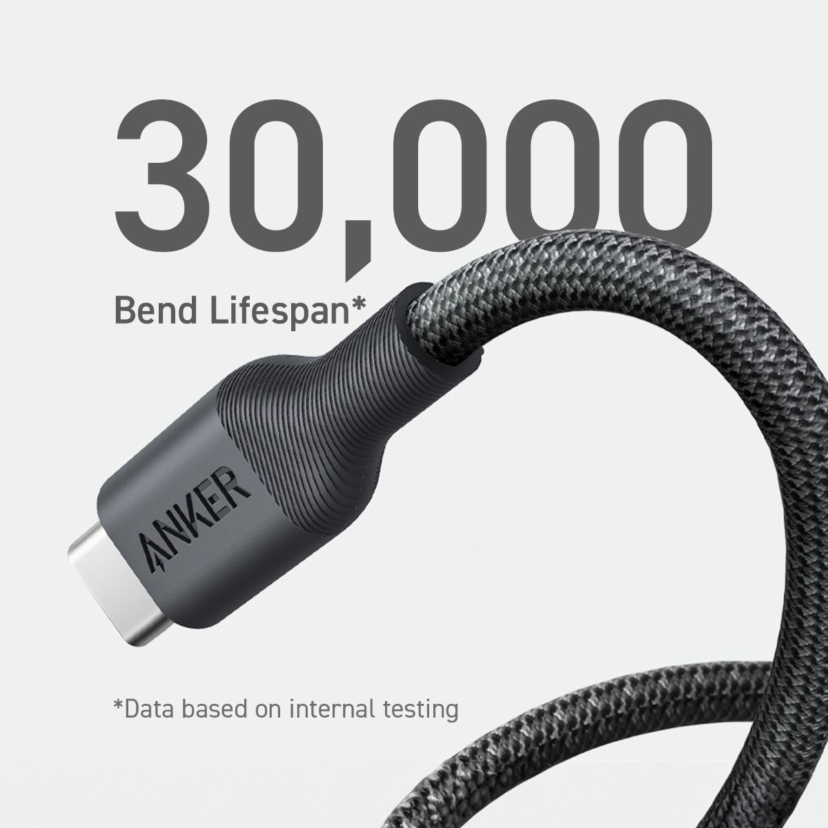 Anker 544 Bio-Nylon 0.9m USB-C to USB-C Cable (Black) 