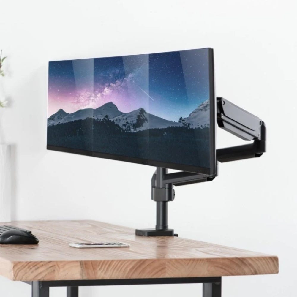 mbeat actiVIVA ErgoLife Triple Monitor Screen Gas Spring Monitor Arm