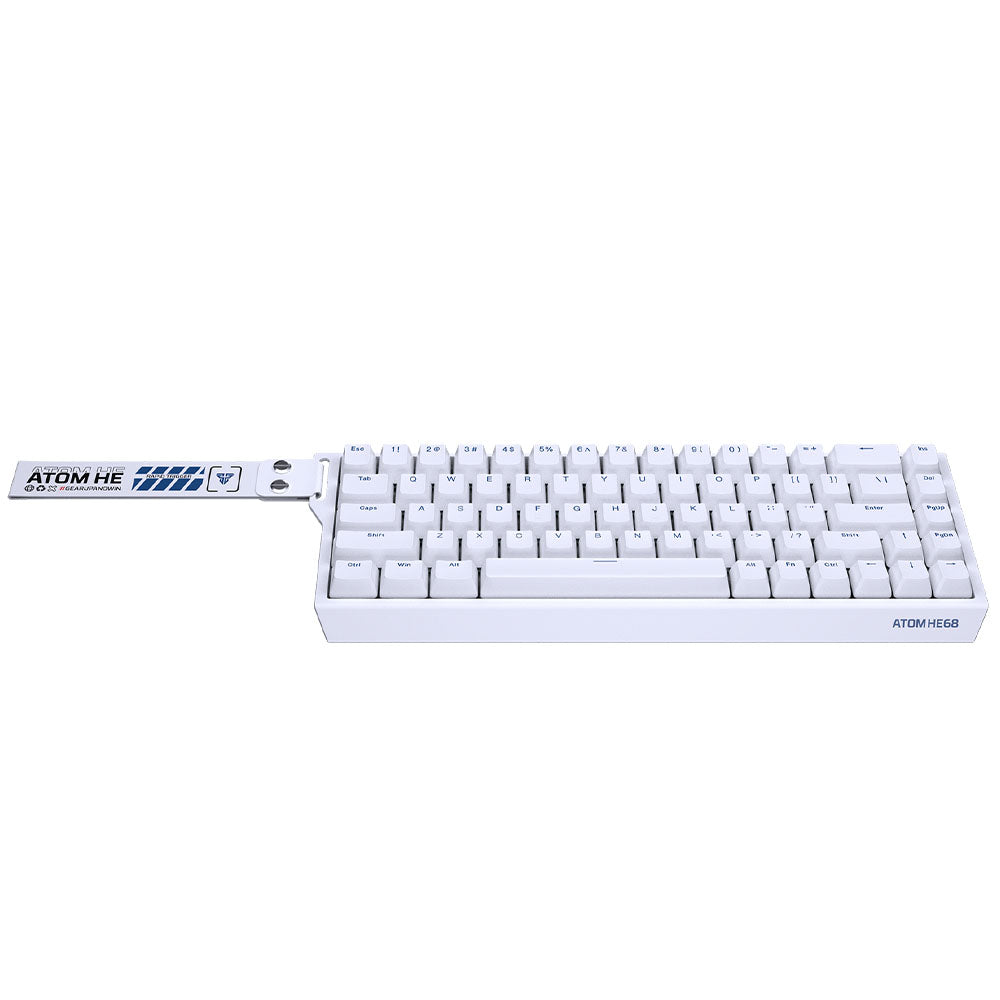 Fantech ATOM HE68 8K Wired Magnetic Keyboard (White) (Magnetic Emerald Switch)