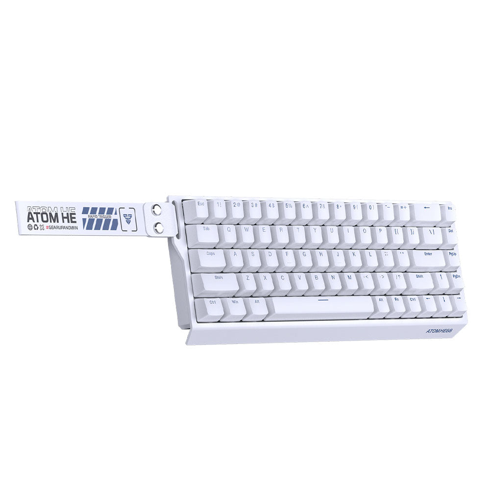 Fantech ATOM HE68 8K Wired Magnetic Keyboard (White) (Magnetic Emerald Switch)