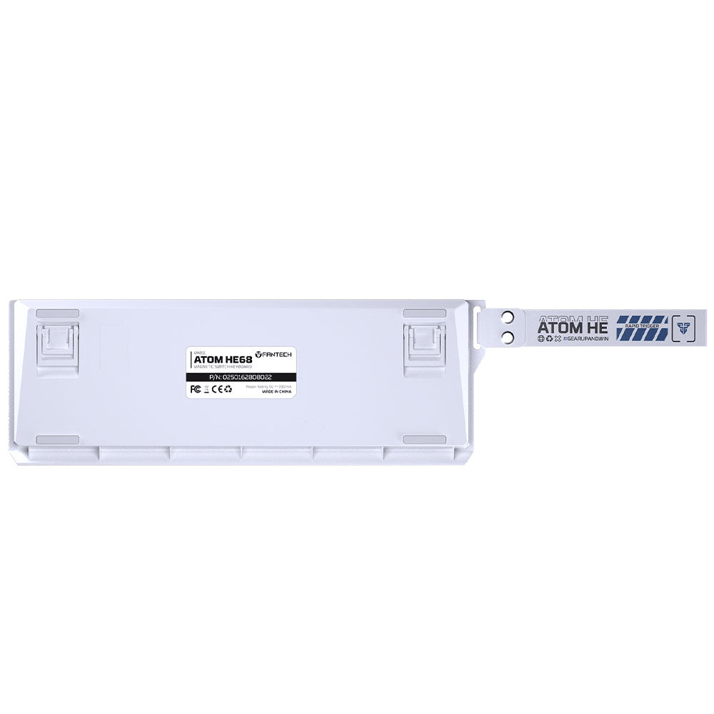 Fantech ATOM HE68 8K Wired Magnetic Keyboard (White) (Magnetic Emerald Switch)