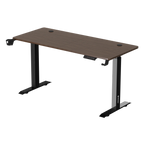 Fantech GD914 Motorized Height Adjustable Standing Desk (Walnut/Black)