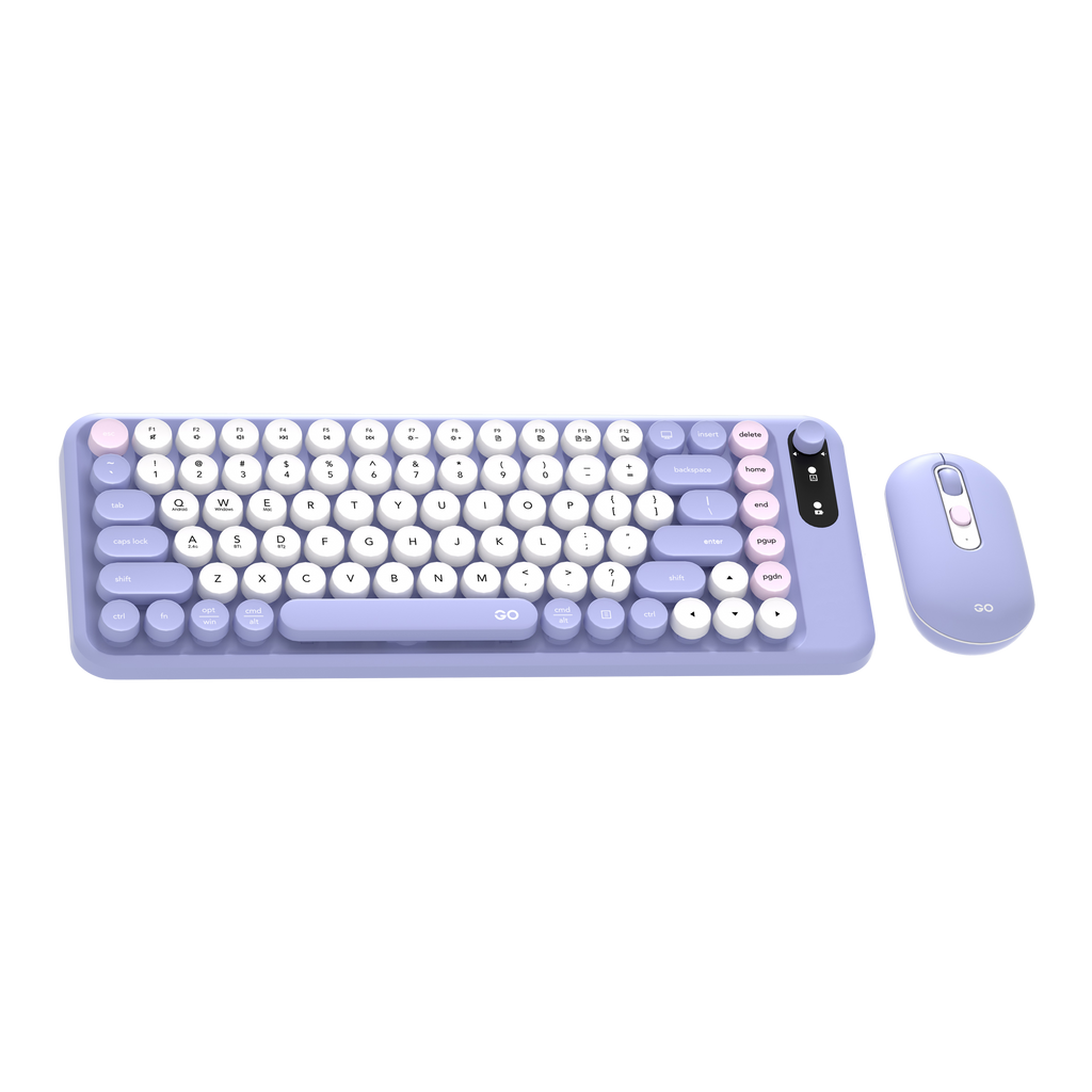 Fantech GO MOCHI85 Wireless Keyboard and Mouse Combo (Purple)