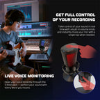 Fantech LEVIOSA WAVE Wireless Gaming Desktop Microphone (White)