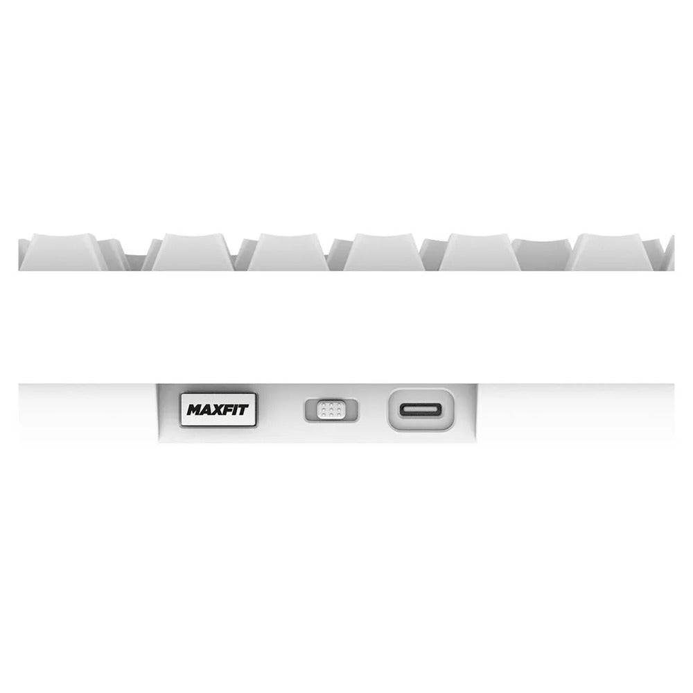 Fantech MAXFIT8 Wireless Mechanical Keyboard (White) (Brown Switch) 