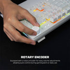 Fantech MAXPOWER II Wired Hot-Swappable RGB Keyboard (Pink) (Lemon Zest Switch)