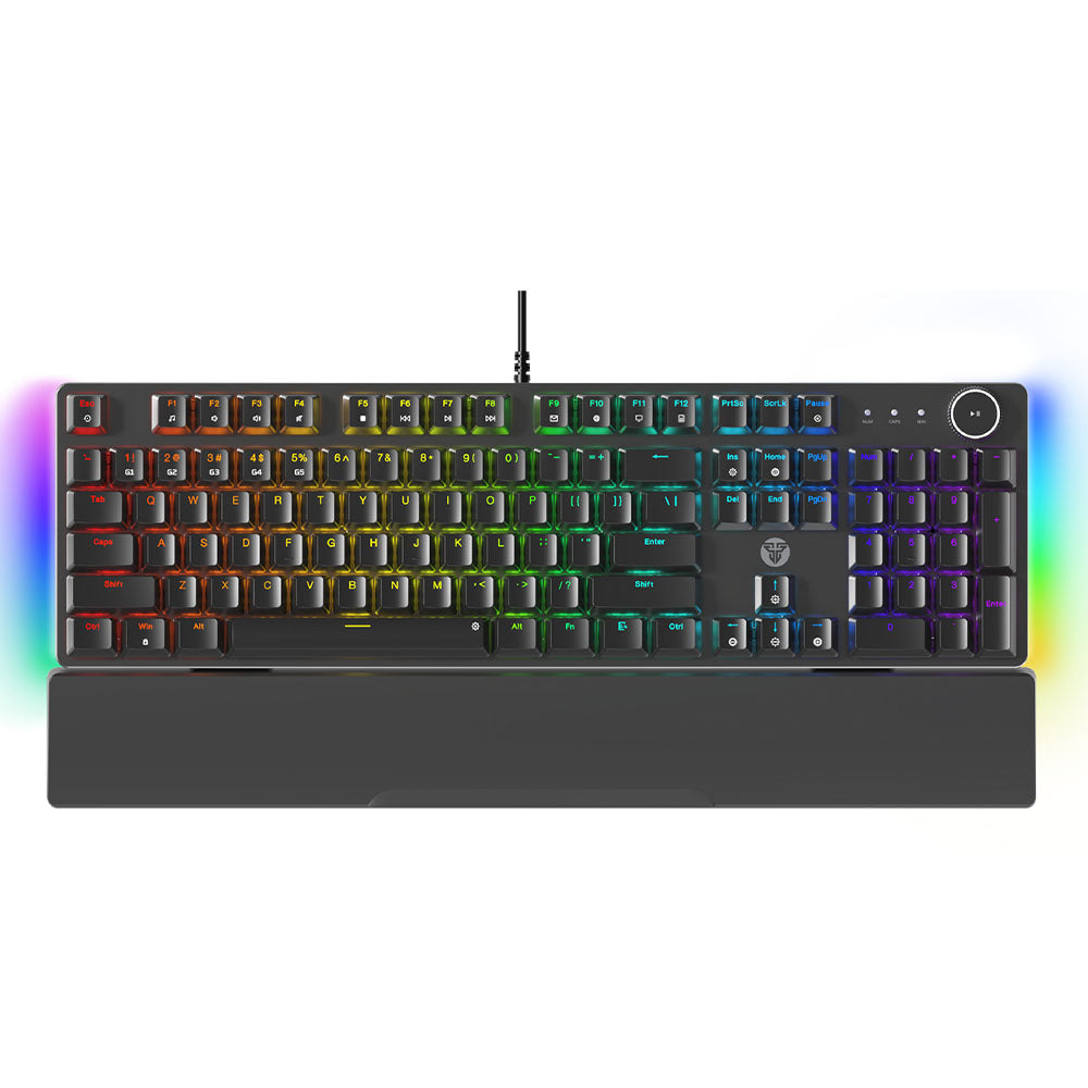 Fantech MAXPOWER II Wired Hot-Swappable RGB Keyboard (Black) (Speed Grey Switch)