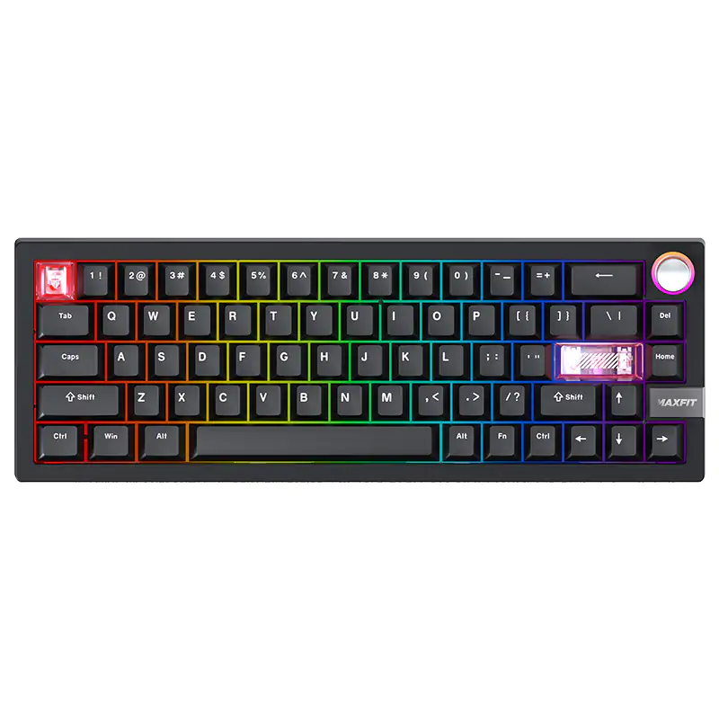Fantech MK920 MAXFIT6 60% Wireless Mechanical Keyboard (Black) (White Switch)