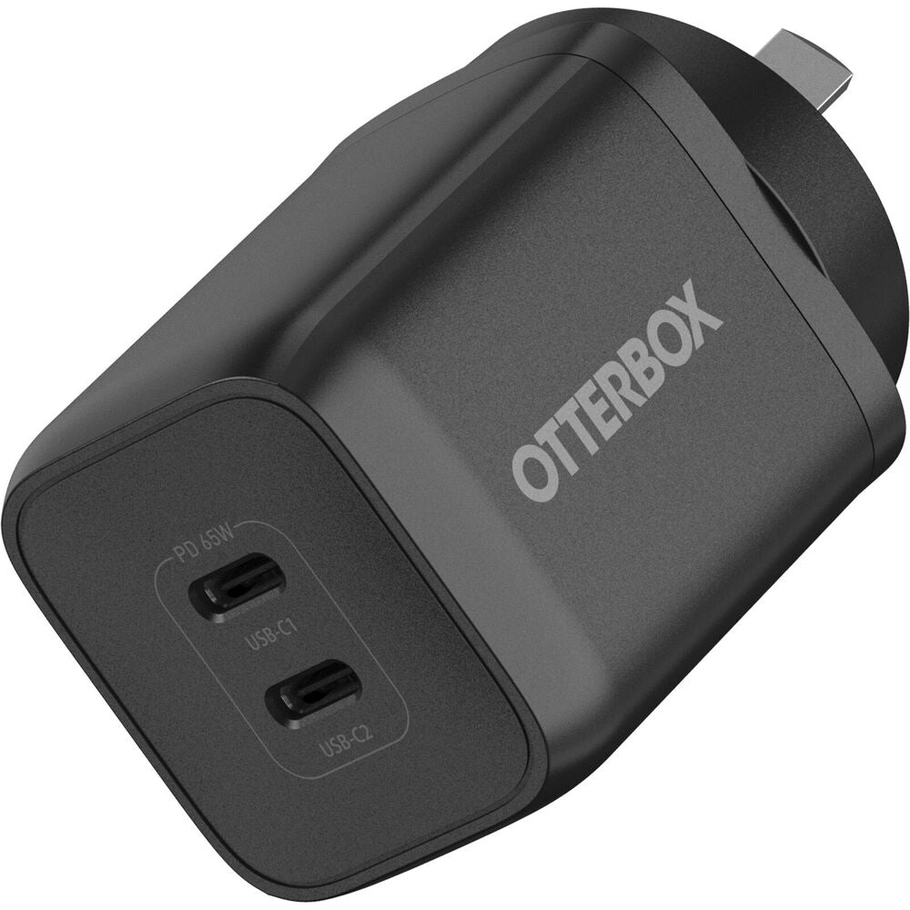 Otterbox 65w Dual USB-C Wall Charger (Black)