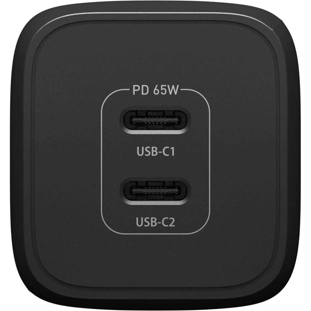 Otterbox 65w Dual USB-C Wall Charger (Black)
