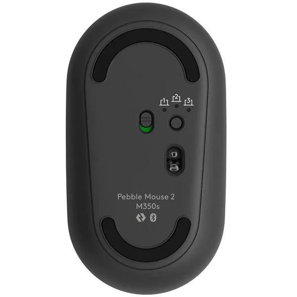 Logitech M350s Pebble Wireless Mouse (Graphite)