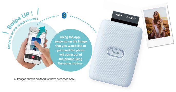 Fujifilm instax SHARE mini Link Printer Dark Denim