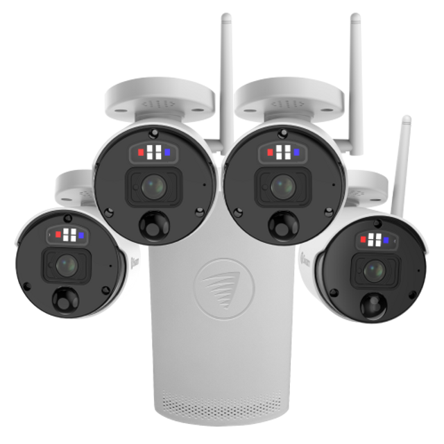  Swann SecureAlert 4K Security Kit with 4 Wi-Fi Cameras and NVR Tower