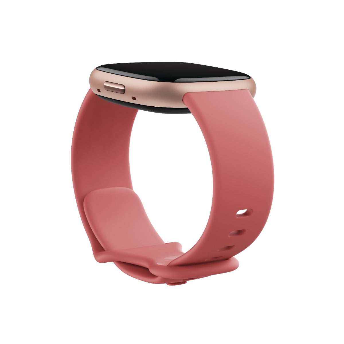 Fitbit Versa 4 Fitness Tracker - Pink Sand/Copper Rose Aluminium