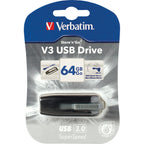 Verbatim Store'n'Go V3 USB 3.0 Drive 64GB - Grey