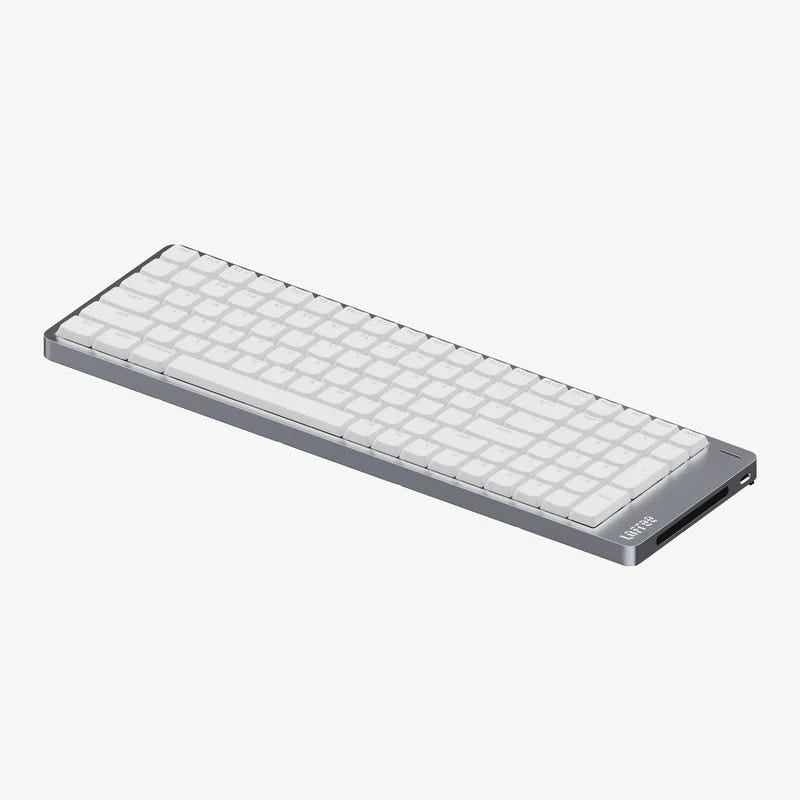 Lofree FLOW 2 100 Low Profile Hot-Swap Wireless Keyboard (Silver) (Void Switch) 