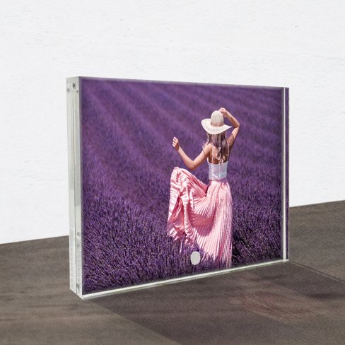 8x10" Acrylic Photo Frame with Print