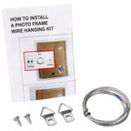 Deluxe Gallery Photo Wall Frame Set A - 6 Frames - Black