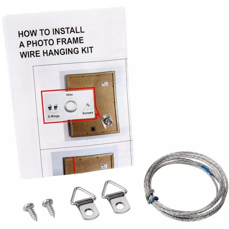 Deluxe Gallery Photo Wall Frame Set B - 6 Frames - Polar Birch 