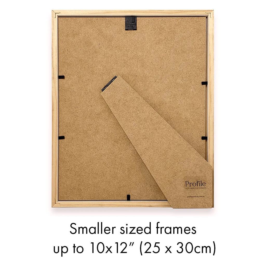 Deluxe Gallery Photo Wall Frame Set D - 8 Frames - Stone Ash