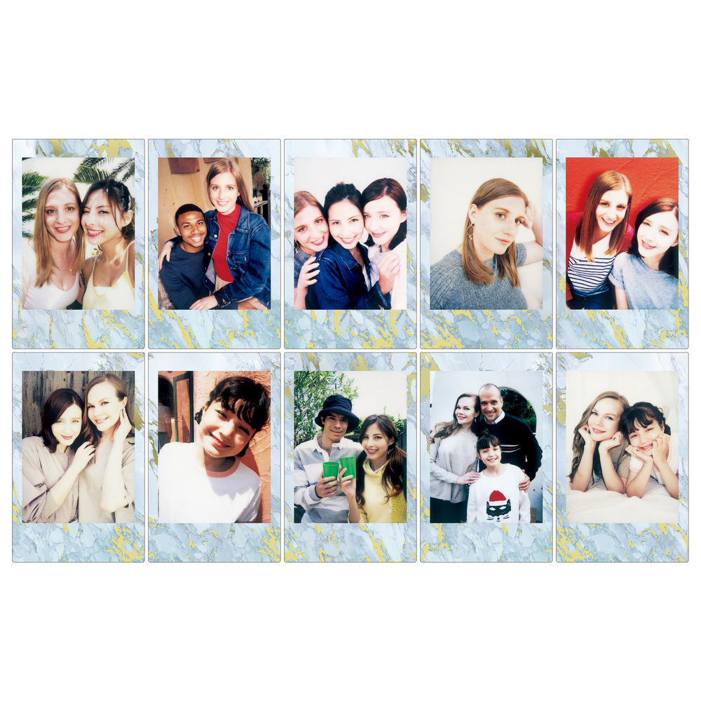 FUJIFILM INSTAX Mini Blue Marble Film (10 Pack)