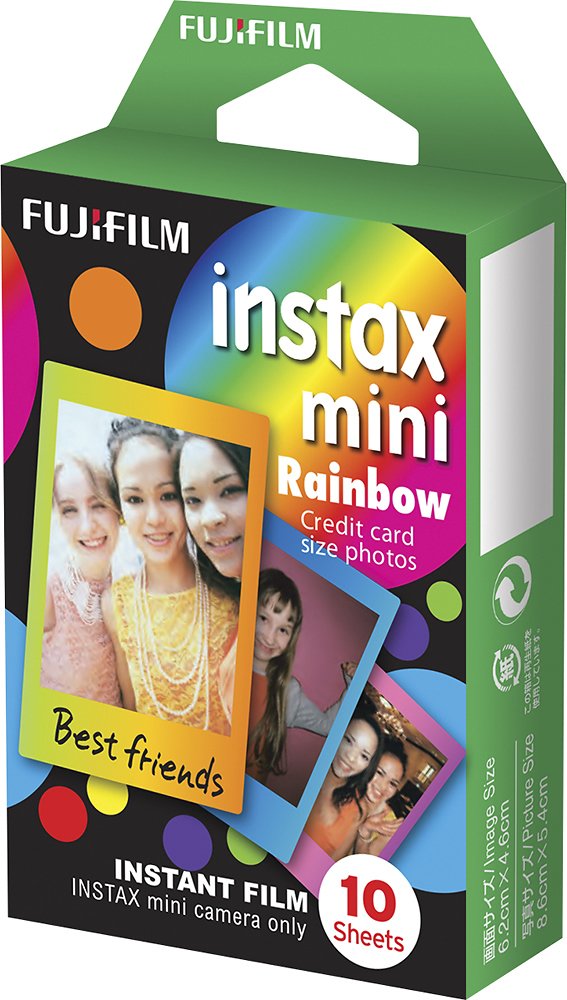 Fujifilm INSTAX Mini Rainbow Film 10 Pack