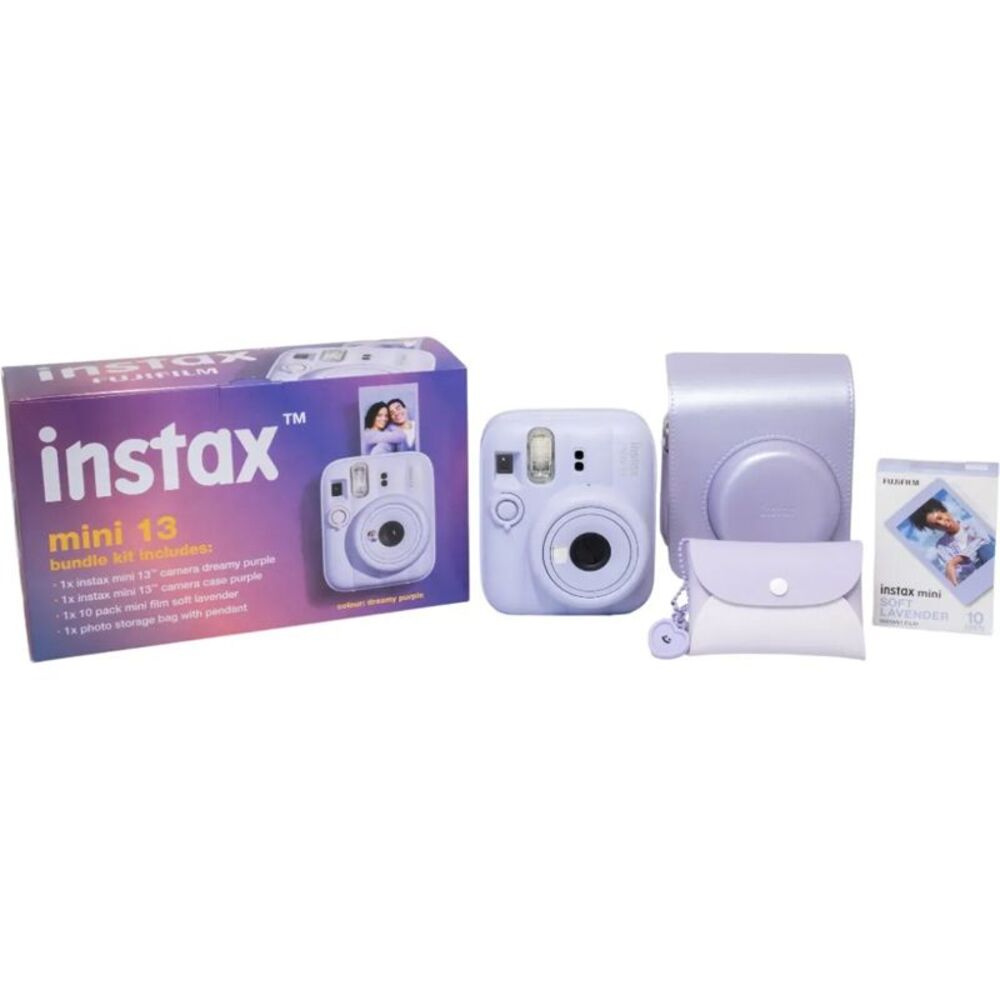 FUJIFILM INSTAX Mini 13 Xmas Bundle - Dreamy Purple