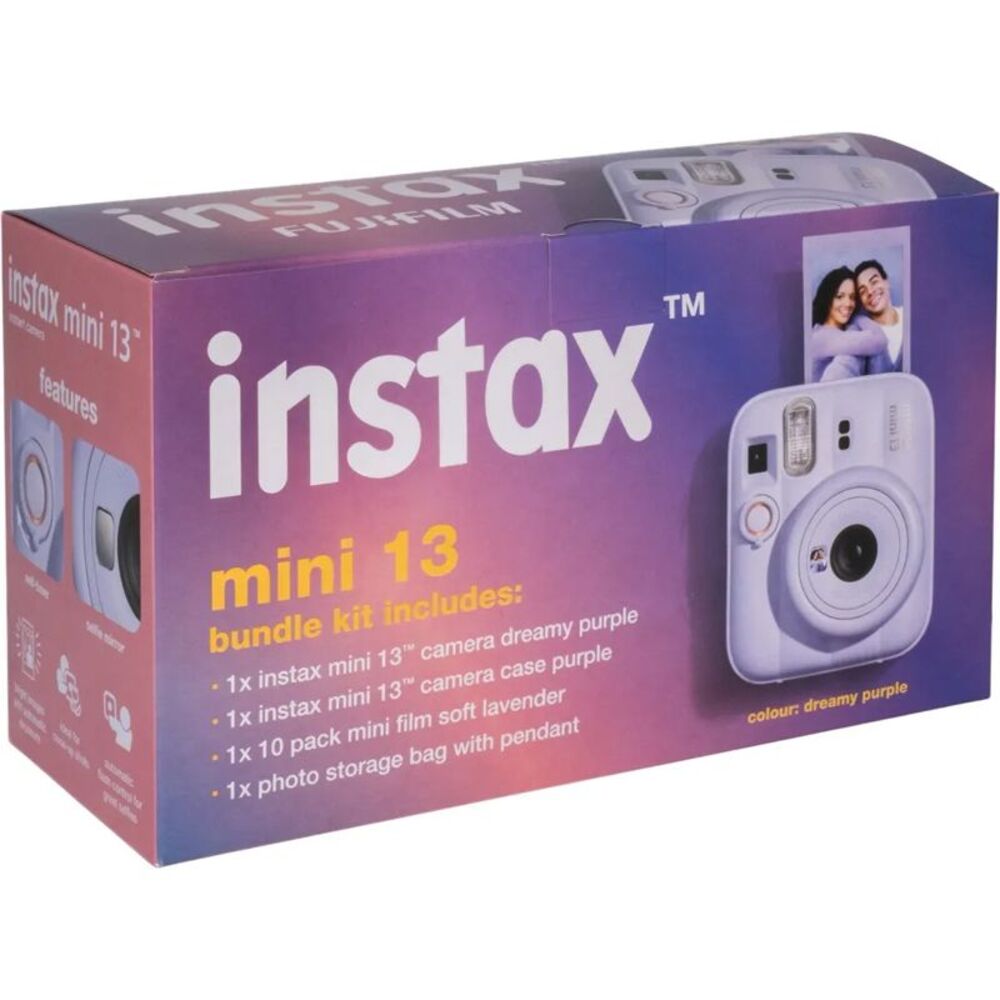 FUJIFILM INSTAX Mini 13 Xmas Bundle - Dreamy Purple