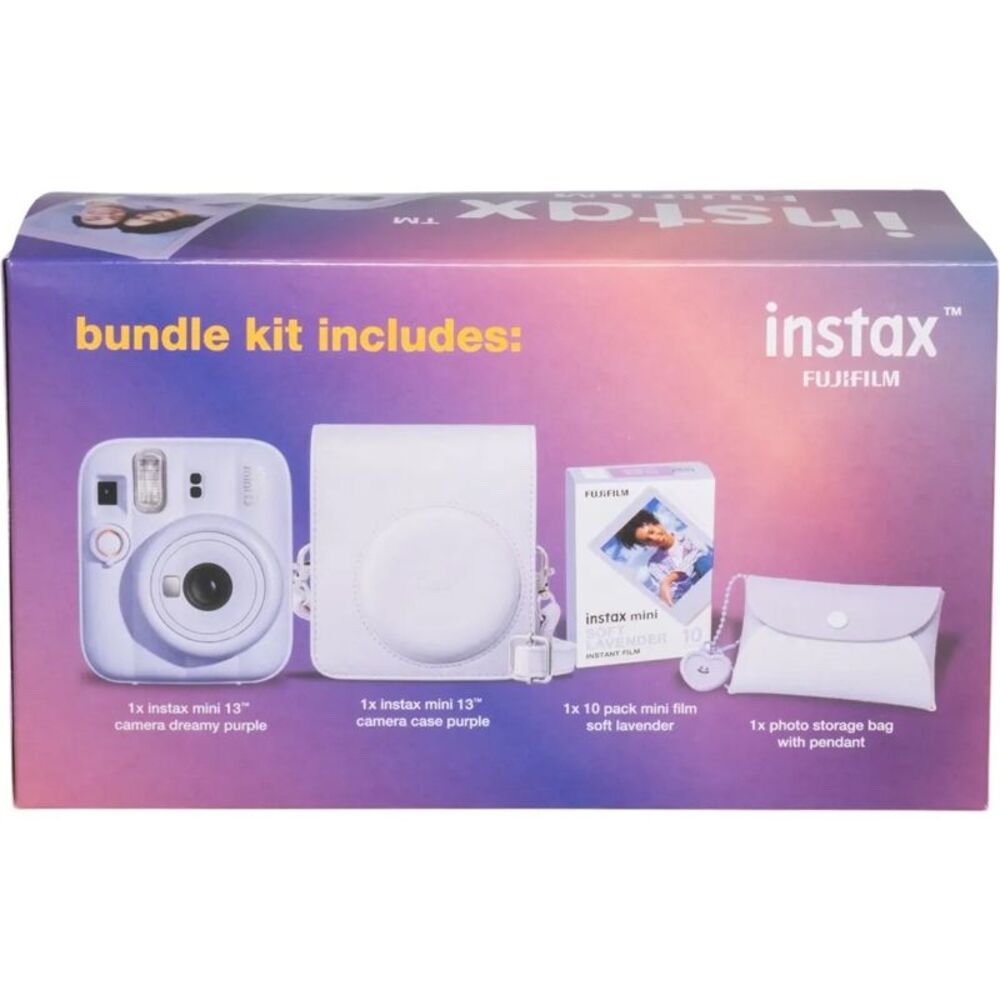 FUJIFILM INSTAX Mini 13 Xmas Bundle - Dreamy Purple