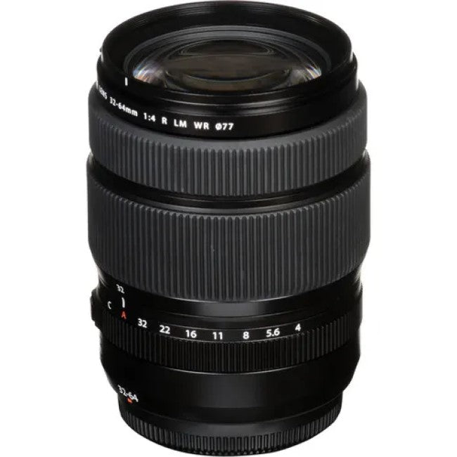 Fujinon GF 32-64mm f/4 R LM WR ズームレンズ Fujifilm GF 32-64mm f/4 R LM WR Lens - for GFX SERIES | digiDirect
