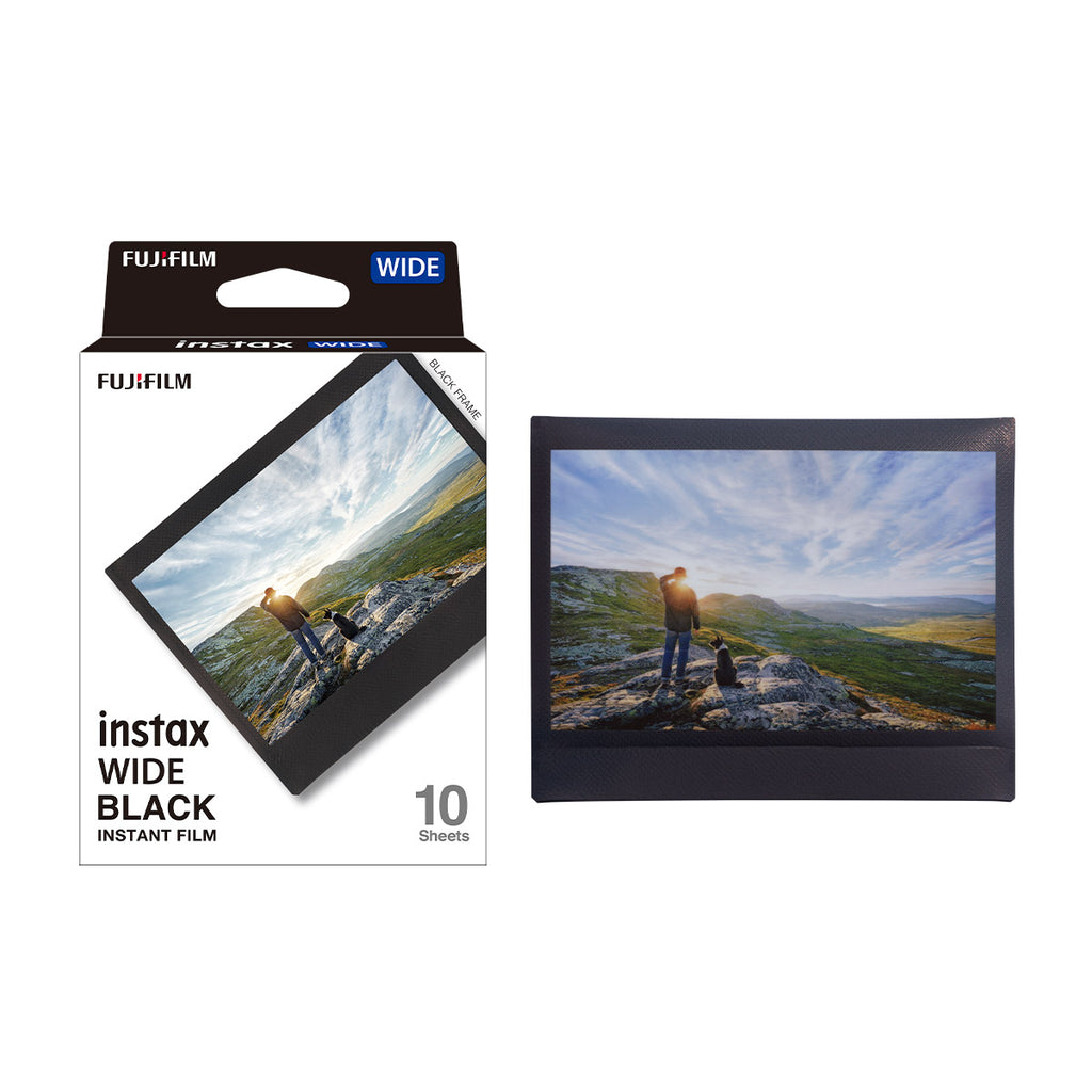 Fujifilm INSTAX WIDE Black Film - 10 Pack