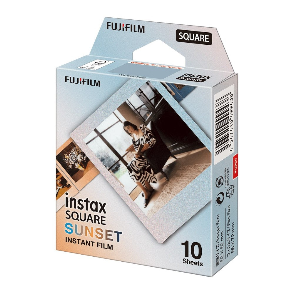 EXPIRED FUJIFILM INSTAX SQUARE Sunset Film - 10 Pack