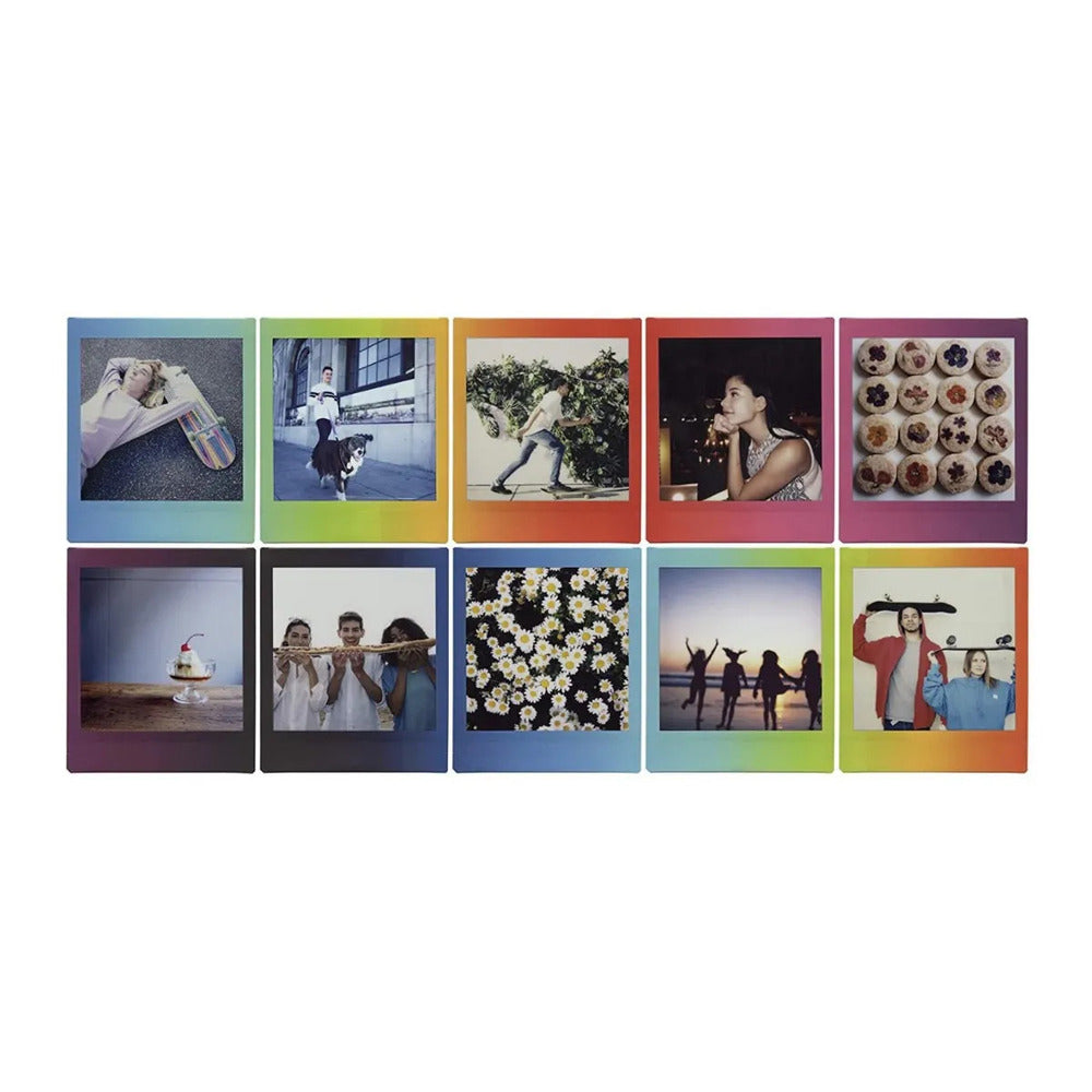 EXPIRED FUJIFILM INSTAX SQUARE Rainbow Film - 10 Pack