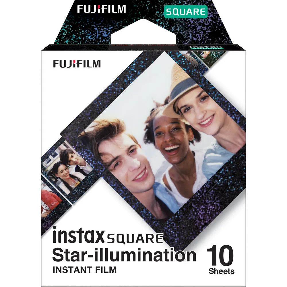 EXPIRED FUJIFILM INSTAX SQUARE Star Illumination Film 10 Pack