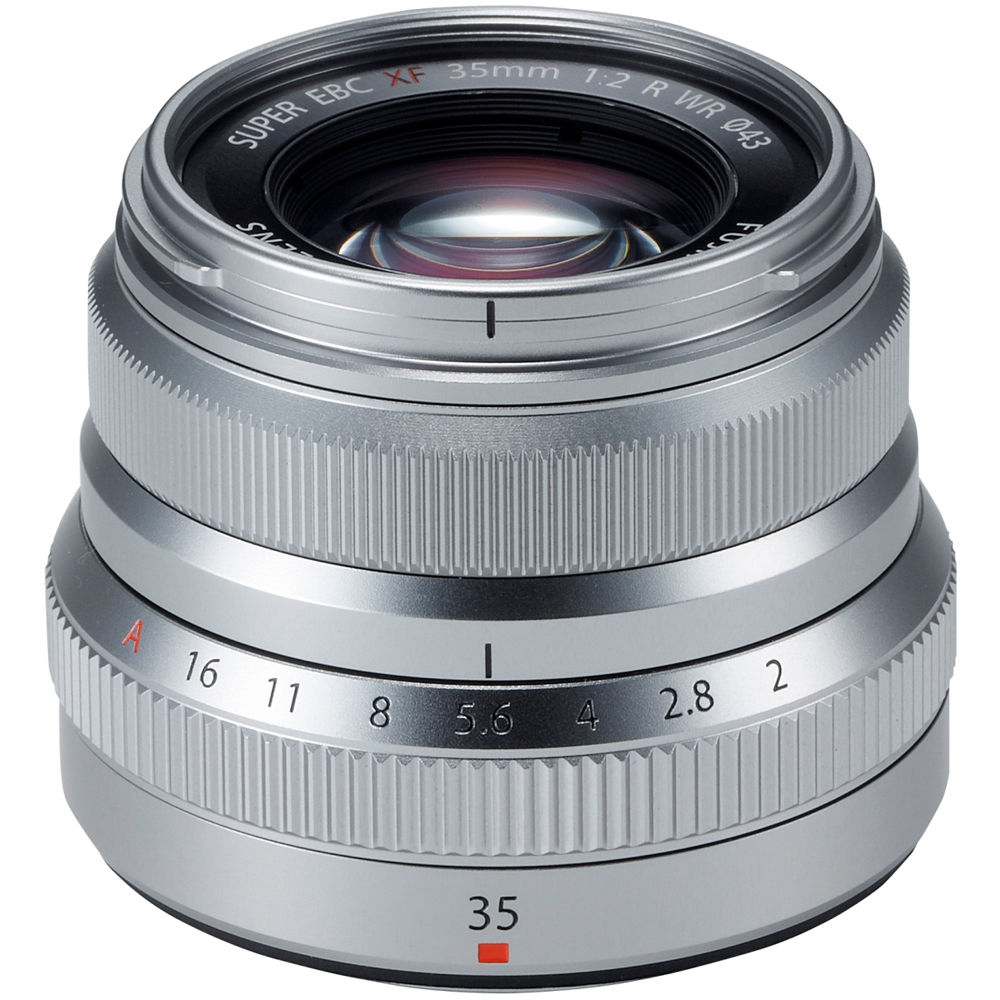 Fujifilm - XF 35mm f/2 WR Silver 