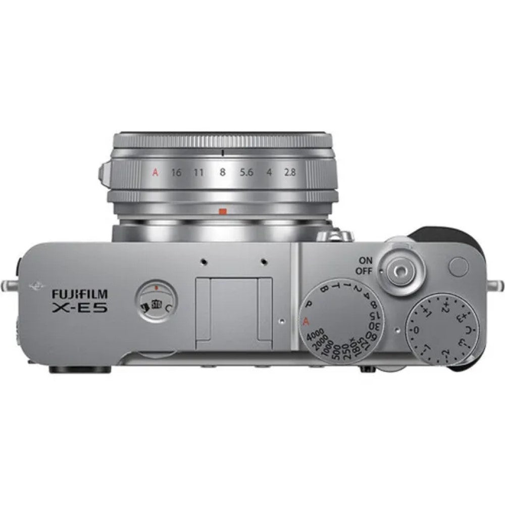 FUJIFILM X-E5 Camera w/ XF 23mm f/2.8 R WR Lens (Silver)