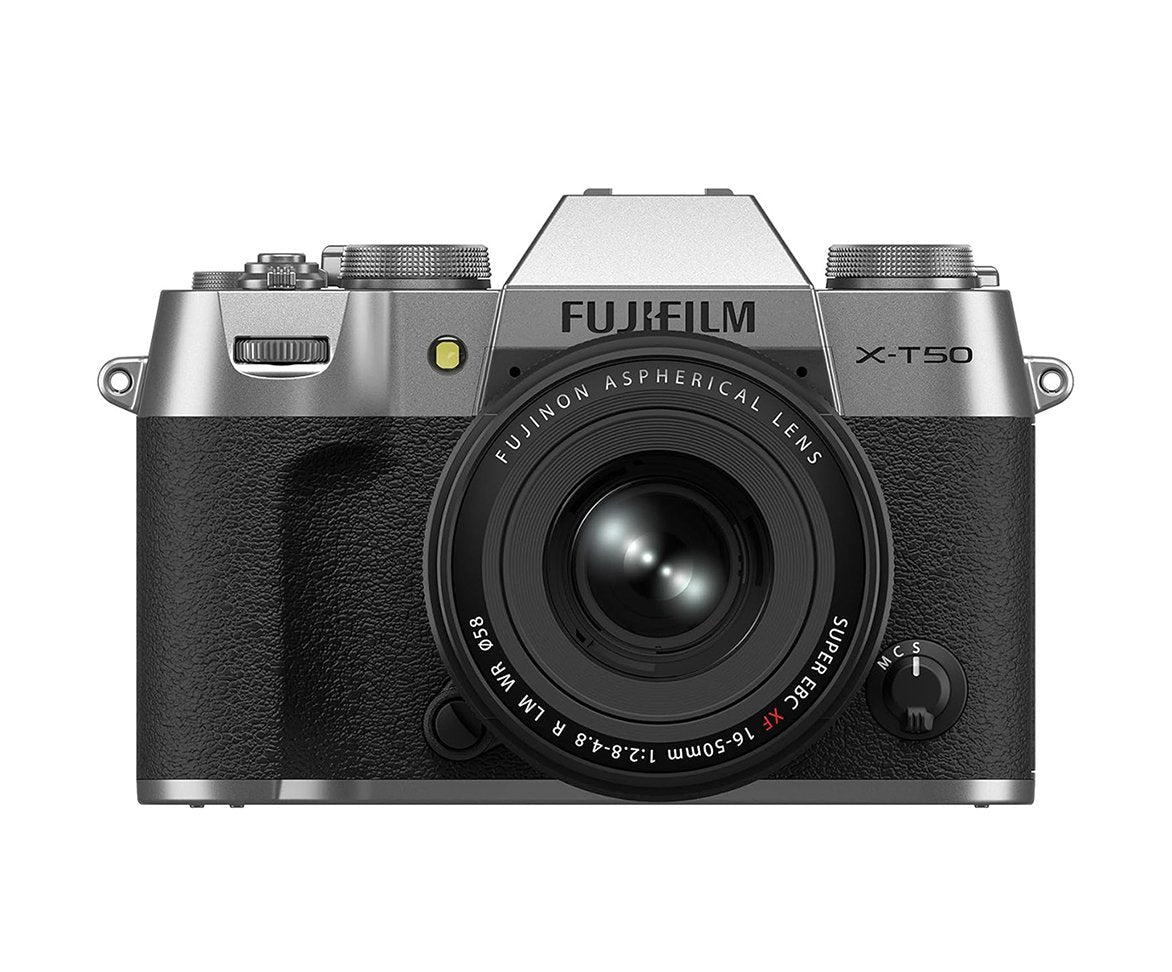 FUJIFILM X-T50 Camera w/ XF 16-50mm Lens (Silver)