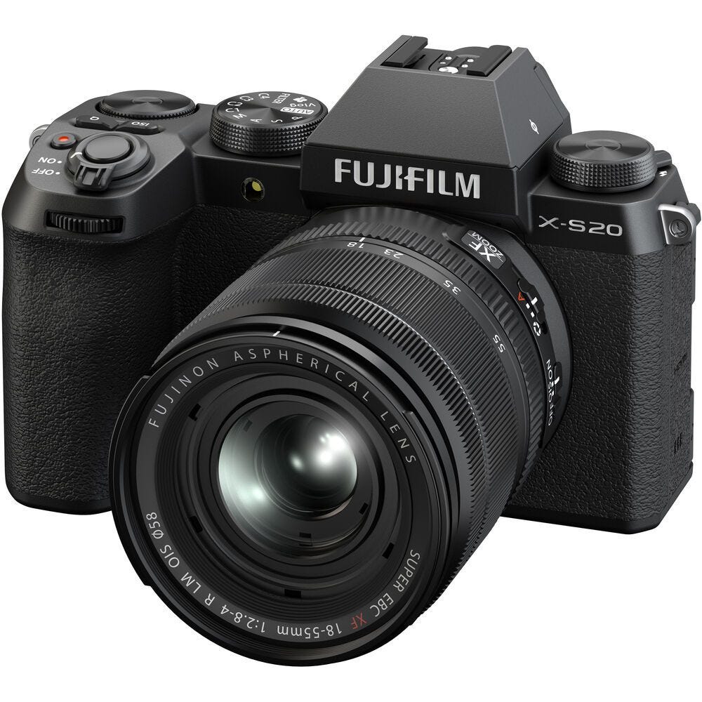 Fujifilm X-S20 - with XF18-55mm F2.8-4 R LM OIS Lens Kit