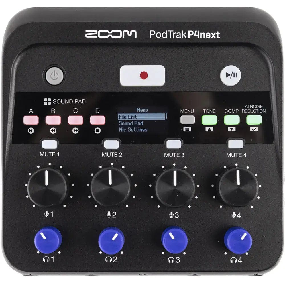 Zoom P4Next PodTrak Recorder